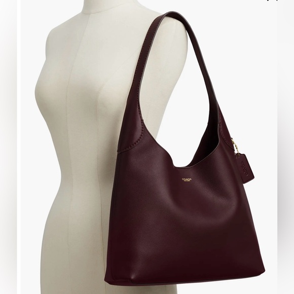 COACH Brooklyn 34 Leather Shoulder Bag - Picture 2 of 5